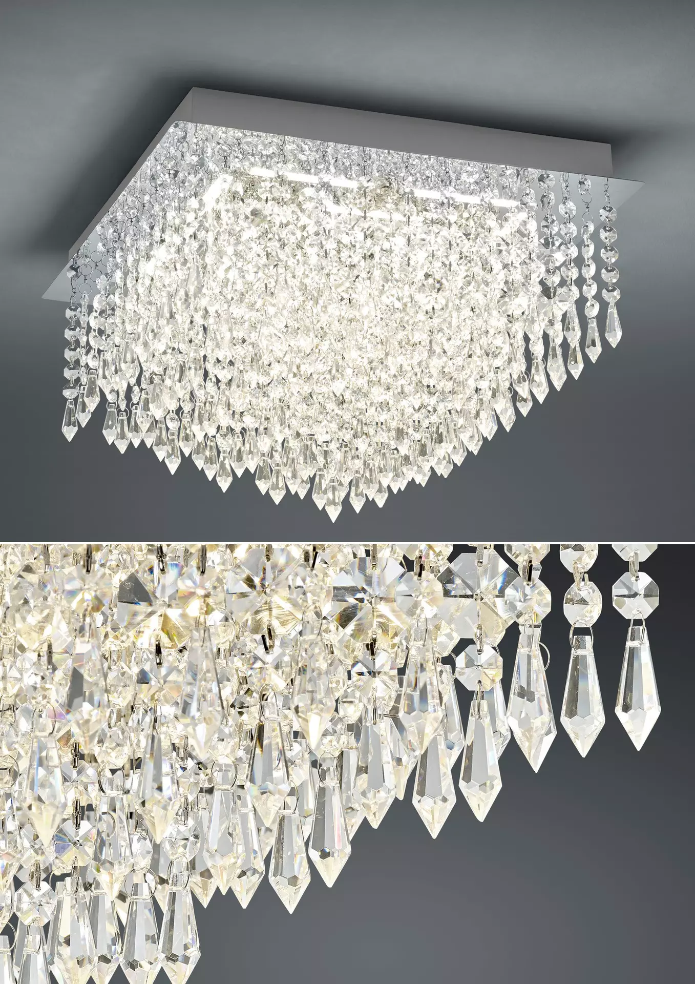 Deckenleuchte Palace HELL Metall 40 x 30 x 40 cm