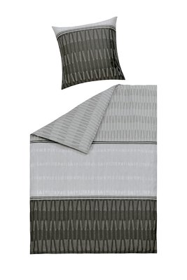 2. Bild von Satin-Bettwäsche Casa Nova grau