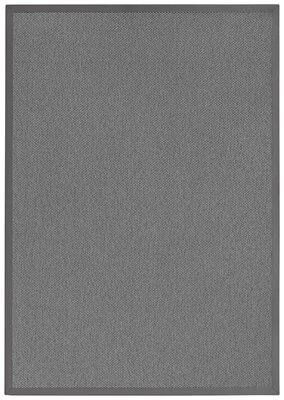 Bild von Maschinenwebteppich ca. 133 x 67 cm grau