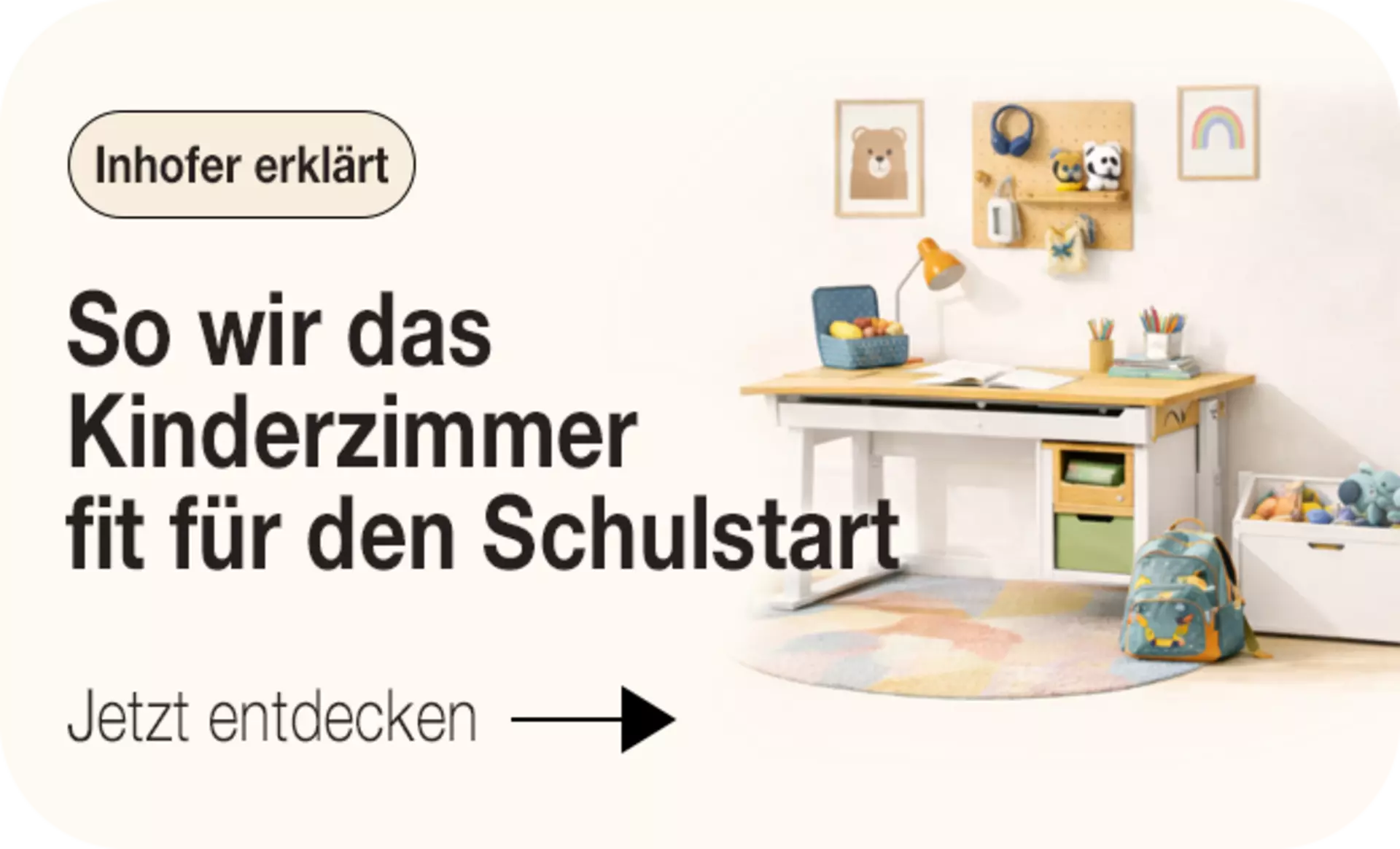 Jetzt inspirieren lassen und das Kinderzimmer fit für den Schulstart machen
