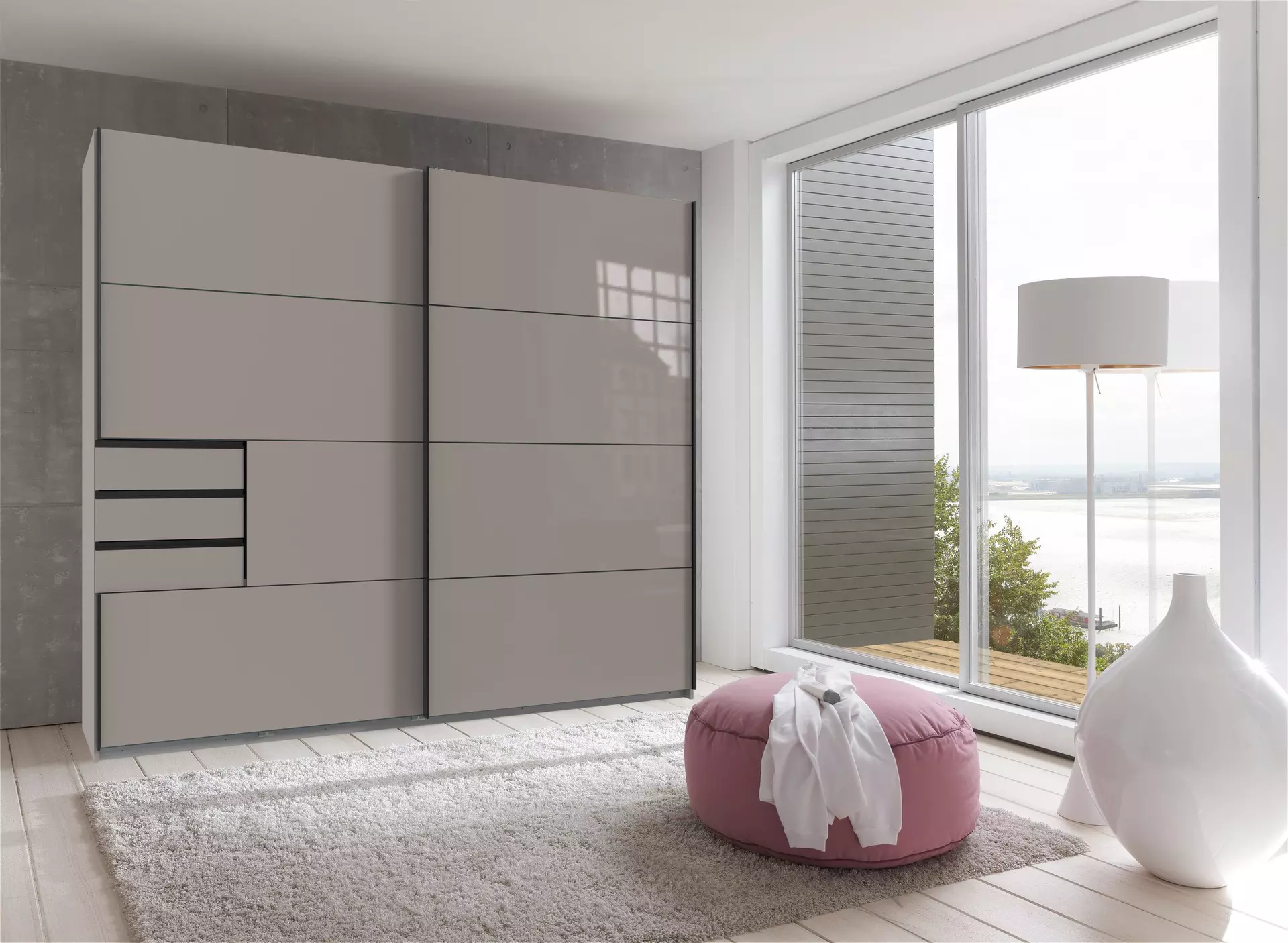 Schwebetürenschrank SAIGON Wimex Wohnbedarf Holzwerkstoff 64 x 208 x 225 cm