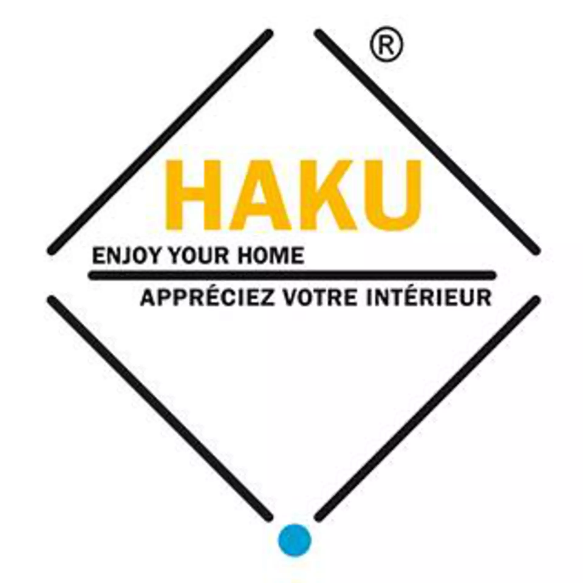 Logo "HAKU - Enjoy Your Home - Appreciez Votre Interieur"