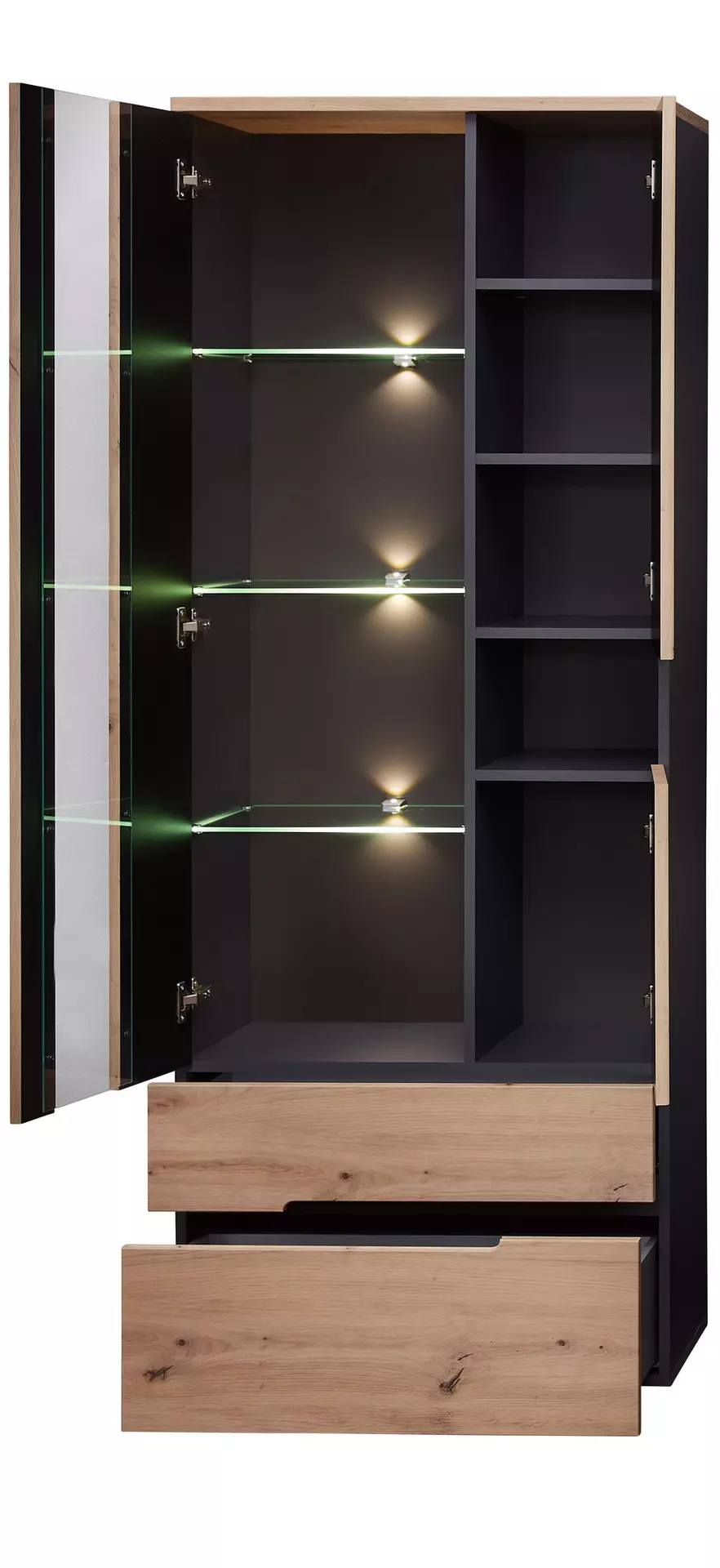 Vitrine Memphis CELECT Holzwerkstoff 38 x 197 x 75 cm