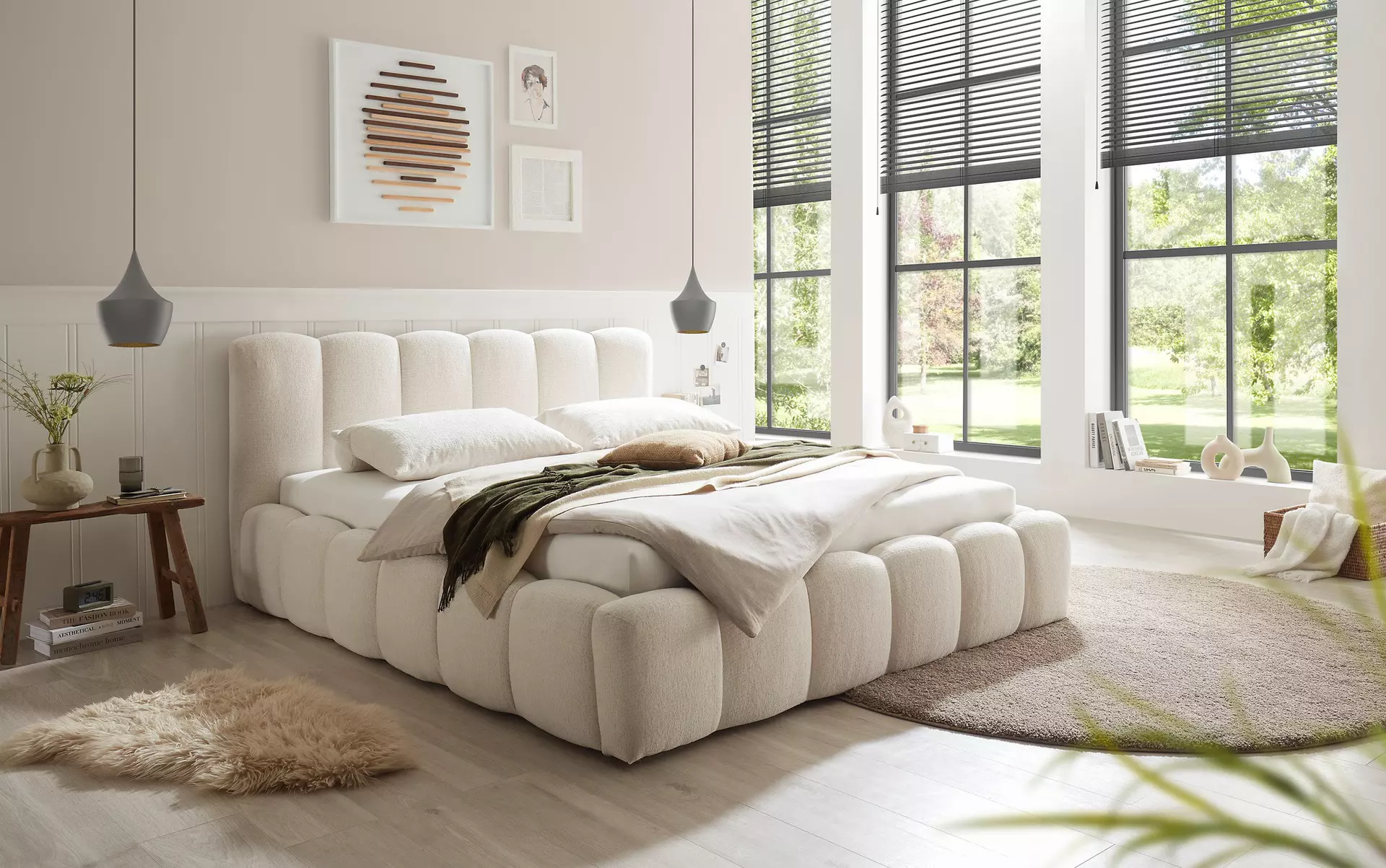 Polsterbett AVESTA ED-Lifestyle Textil 196 x 103 x 221 cm