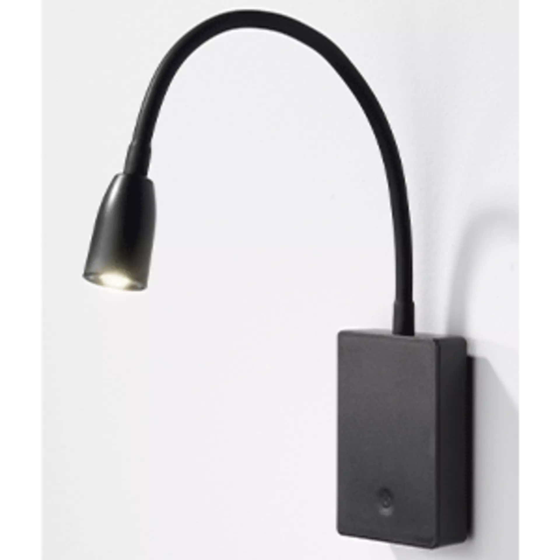 Magnet Leseleuchte in schwarz