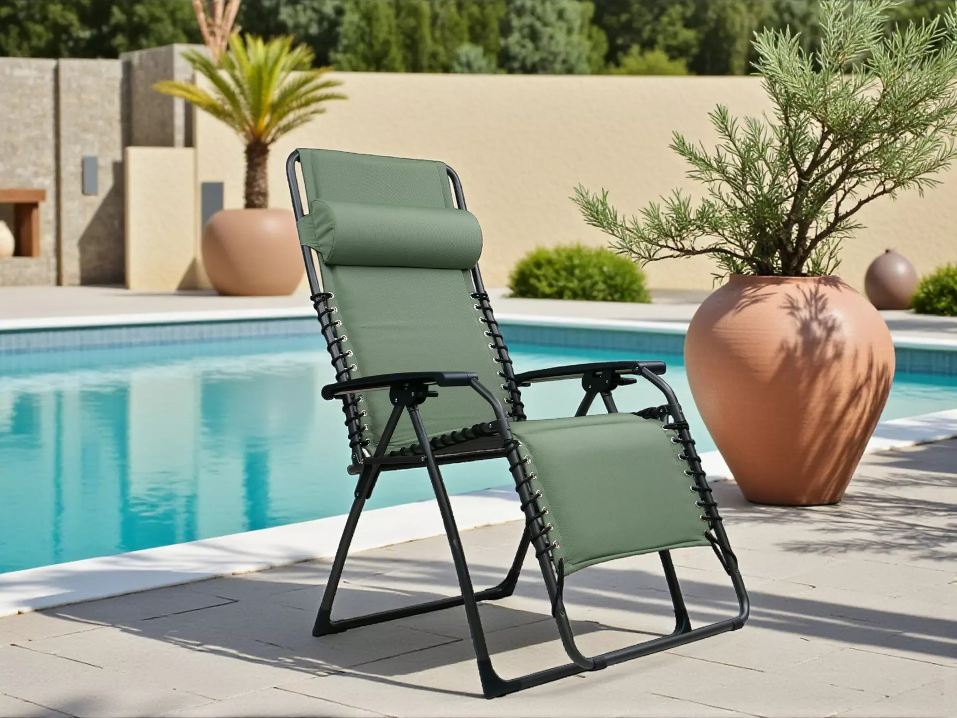 Relaxliege OASI Outdoor Textil 70 x 130 x 80 cm