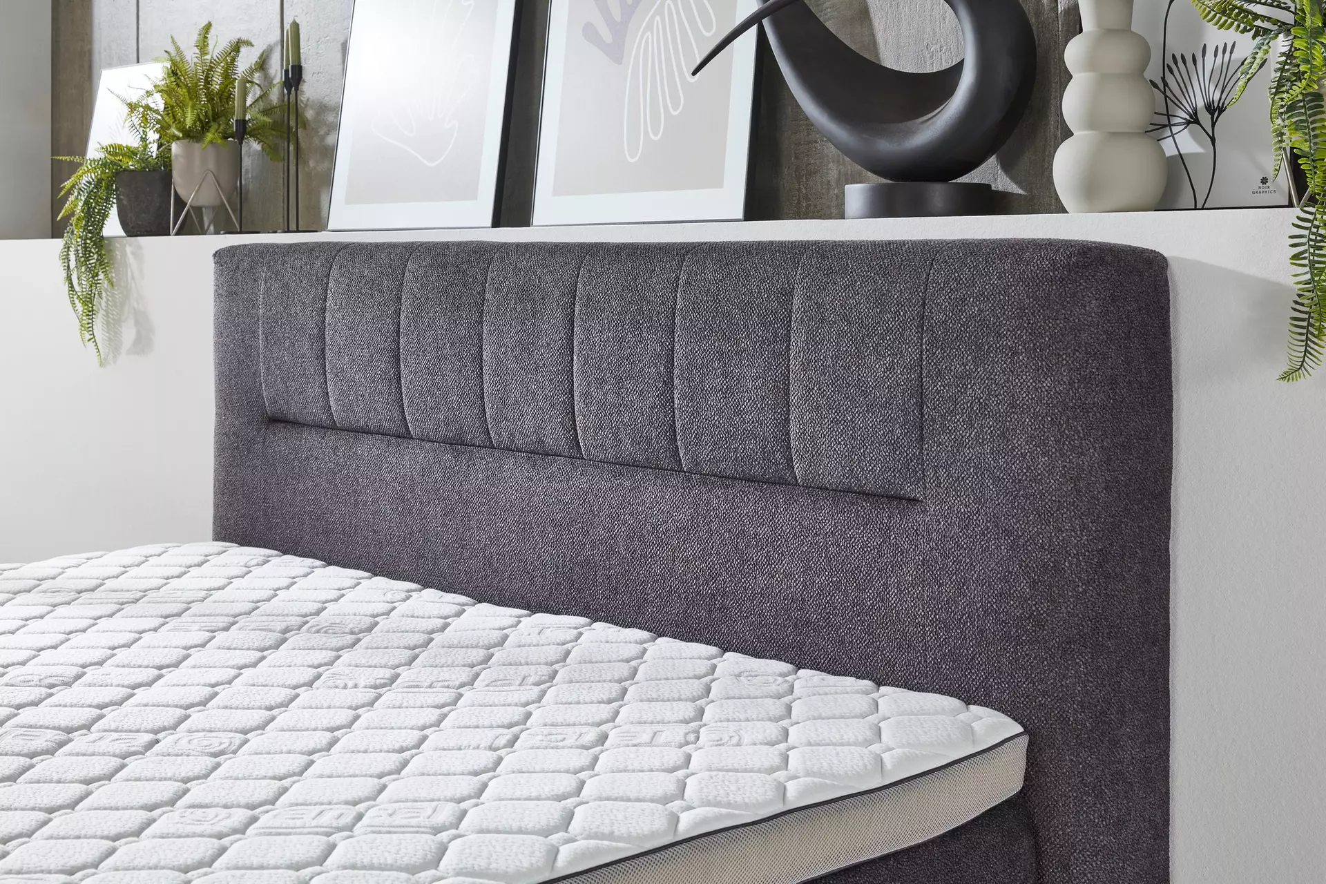 Boxspringbett BX2450 Sun Garden Textil 188 x 118 x 234 cm