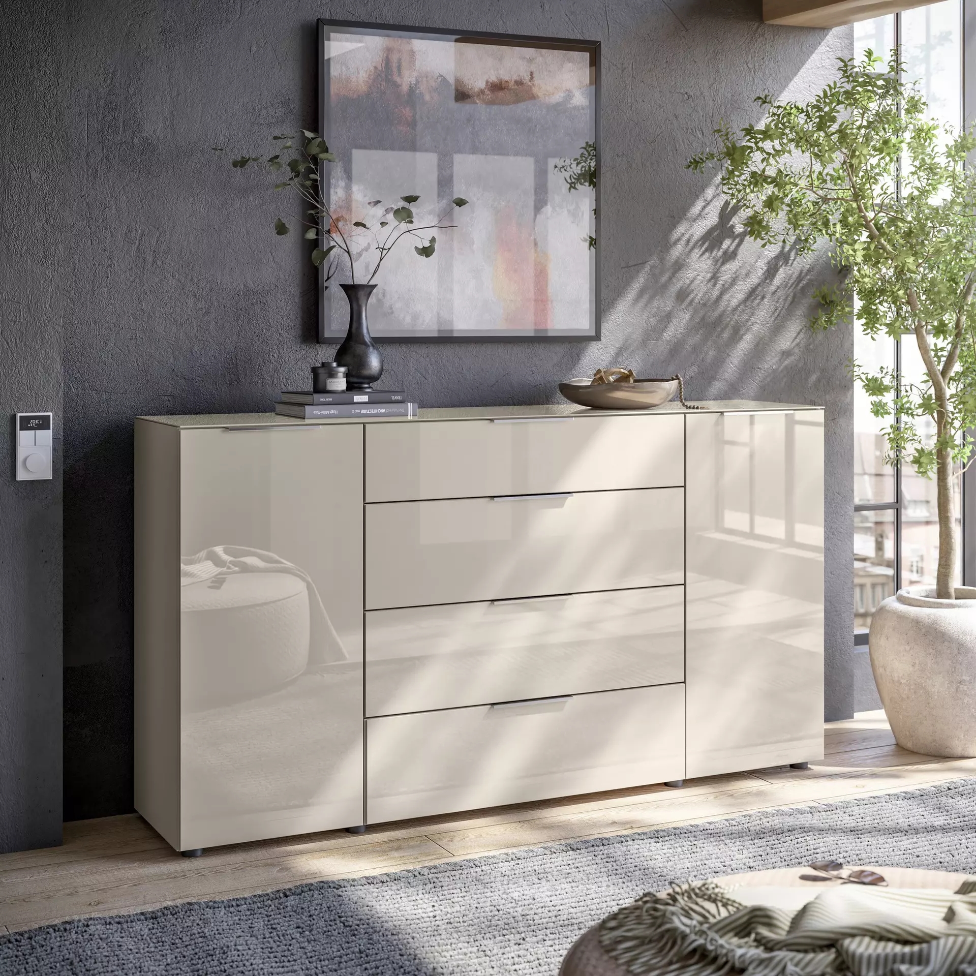 Kommode SANTORIN CELECT Holzwerkstoff 40 x 99 x 180 cm