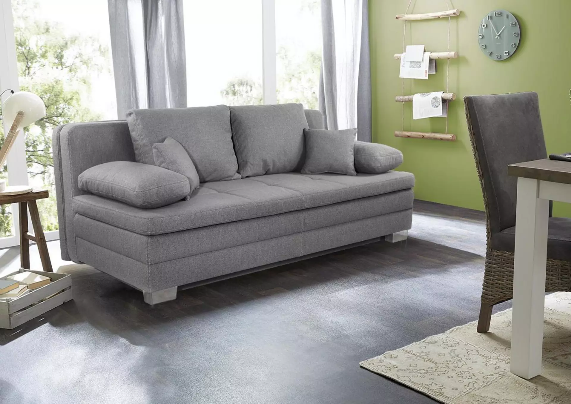 Schlafsofa LINDAU CELECT Textil 106 x 81 x 203 cm