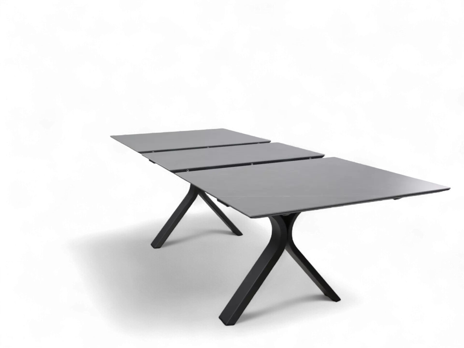 Ausziehtisch LIVORNO Outdoor Stein 100 x 75 x 240 cm