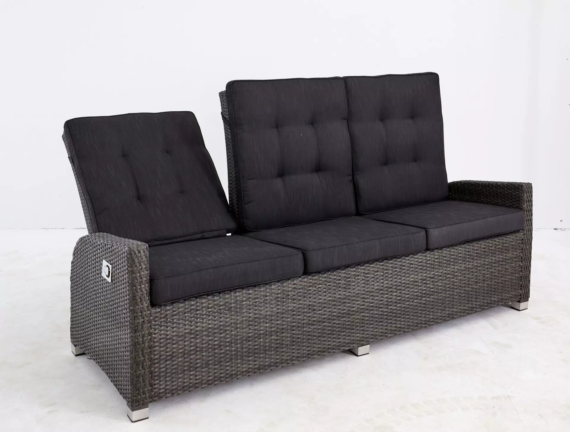 Loungesofa Barcelona Outdoor Metall 88 x 108 x 211 cm