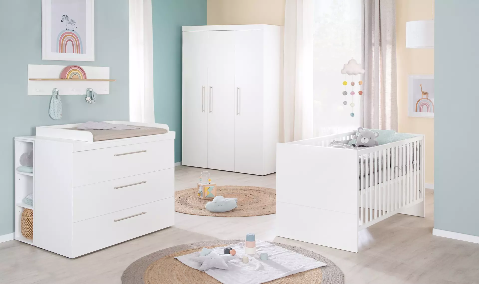 Babyzimmer KIMI inbuy Holzwerkstoff 147 x 85 x 74 cm