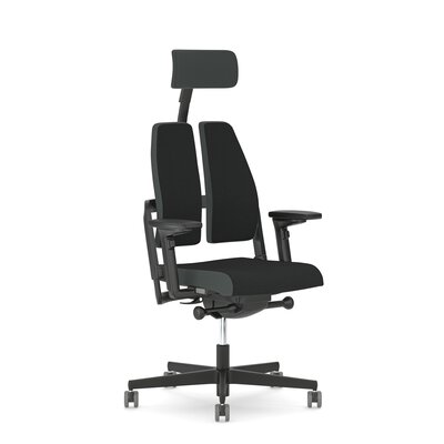 Bild von Büro-Drehstuhl Kunststoff schwarz Nowy Styl