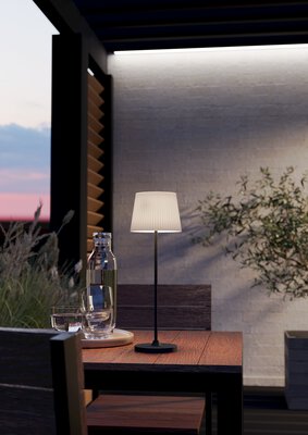 2. Bild von Tischleuchte LED Touchdimmer beige