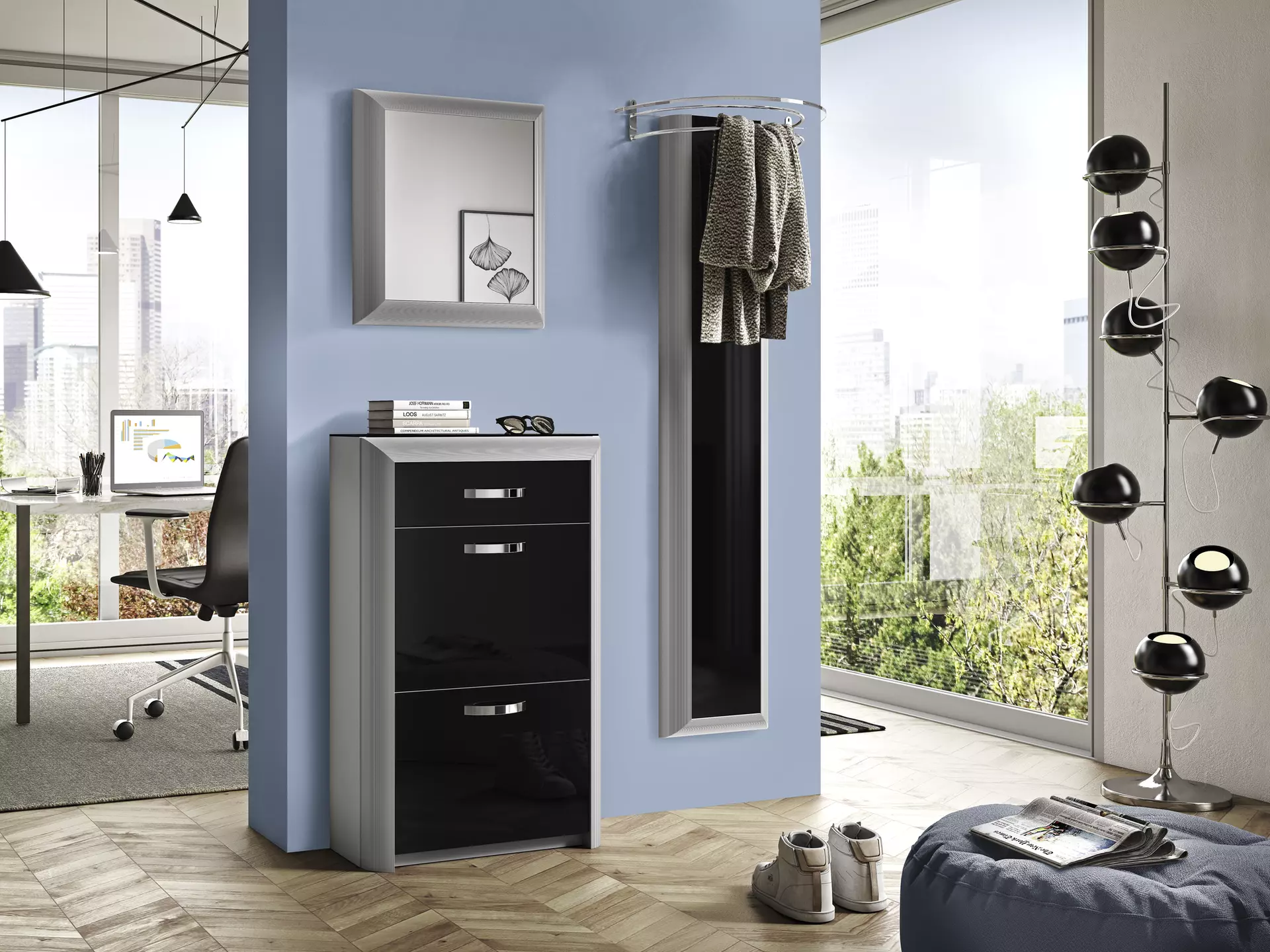 Garderobe Entry MONDO Holzwerkstoff 