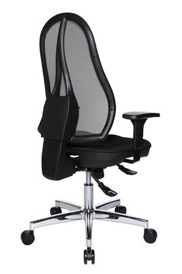 3. Bild von Büro-Drehstuhl Textil grau Topstar