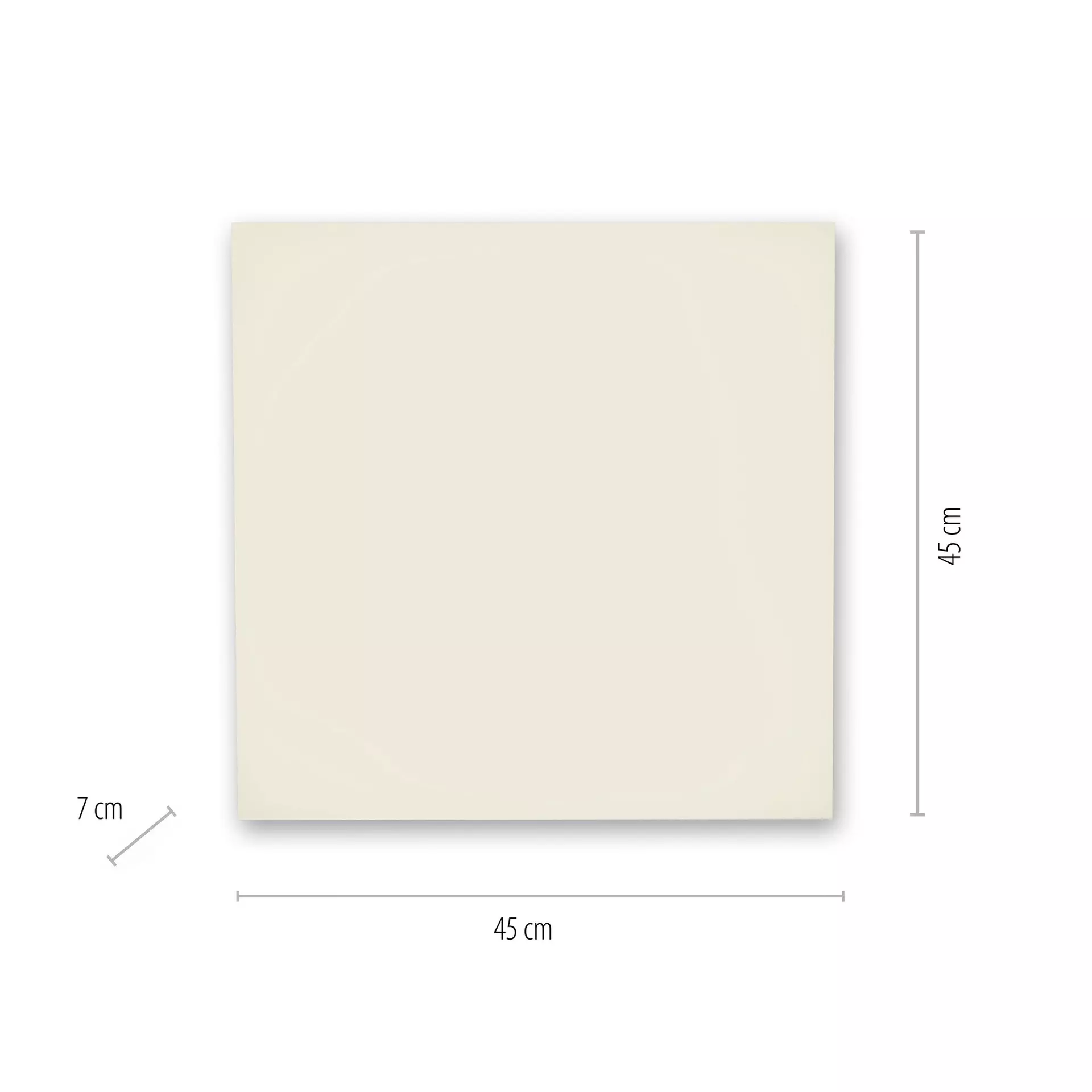 Deckenleuchte GUSTAV JUST LIGHT Metall 45 x 7 x 45 cm