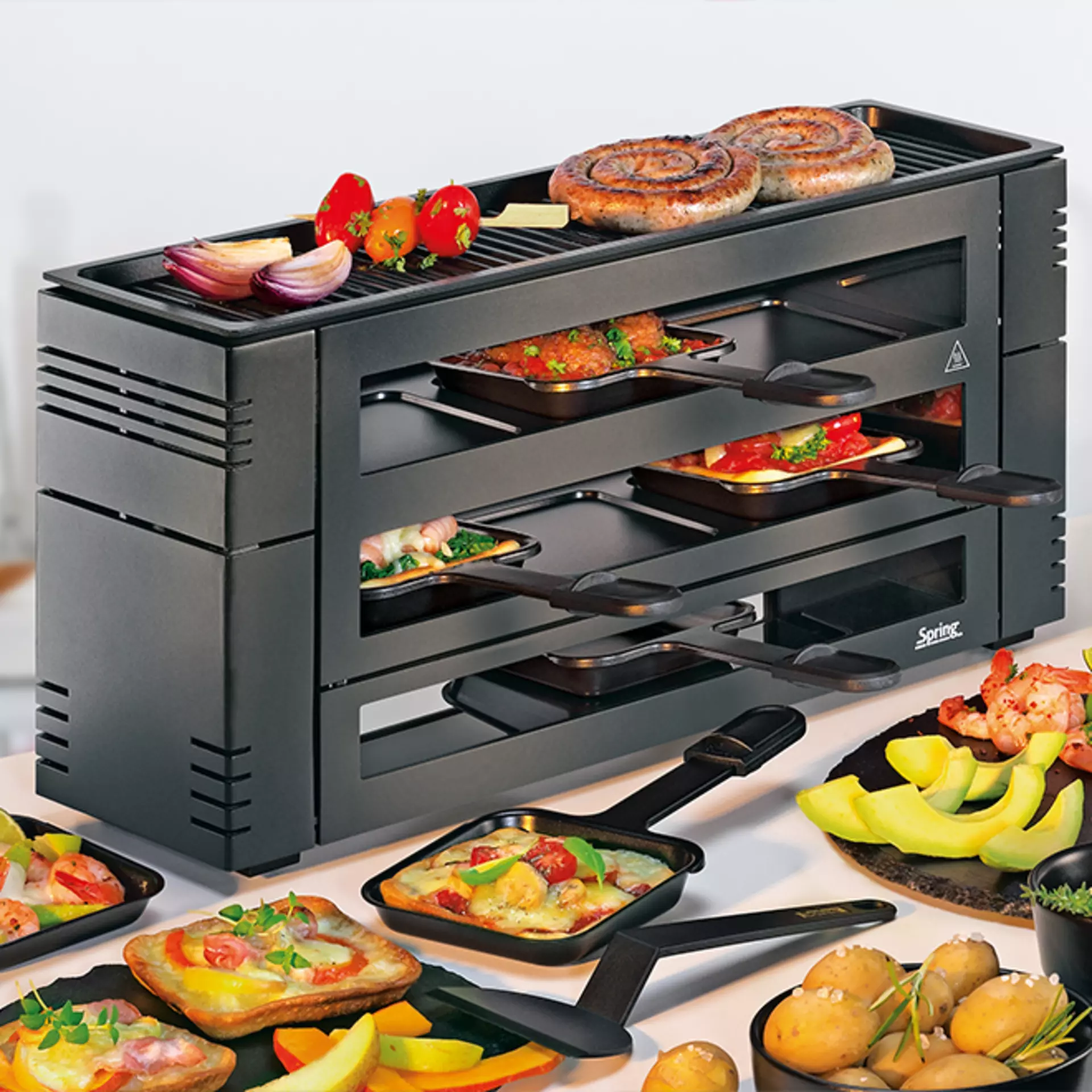 raclette grill der marke Spring