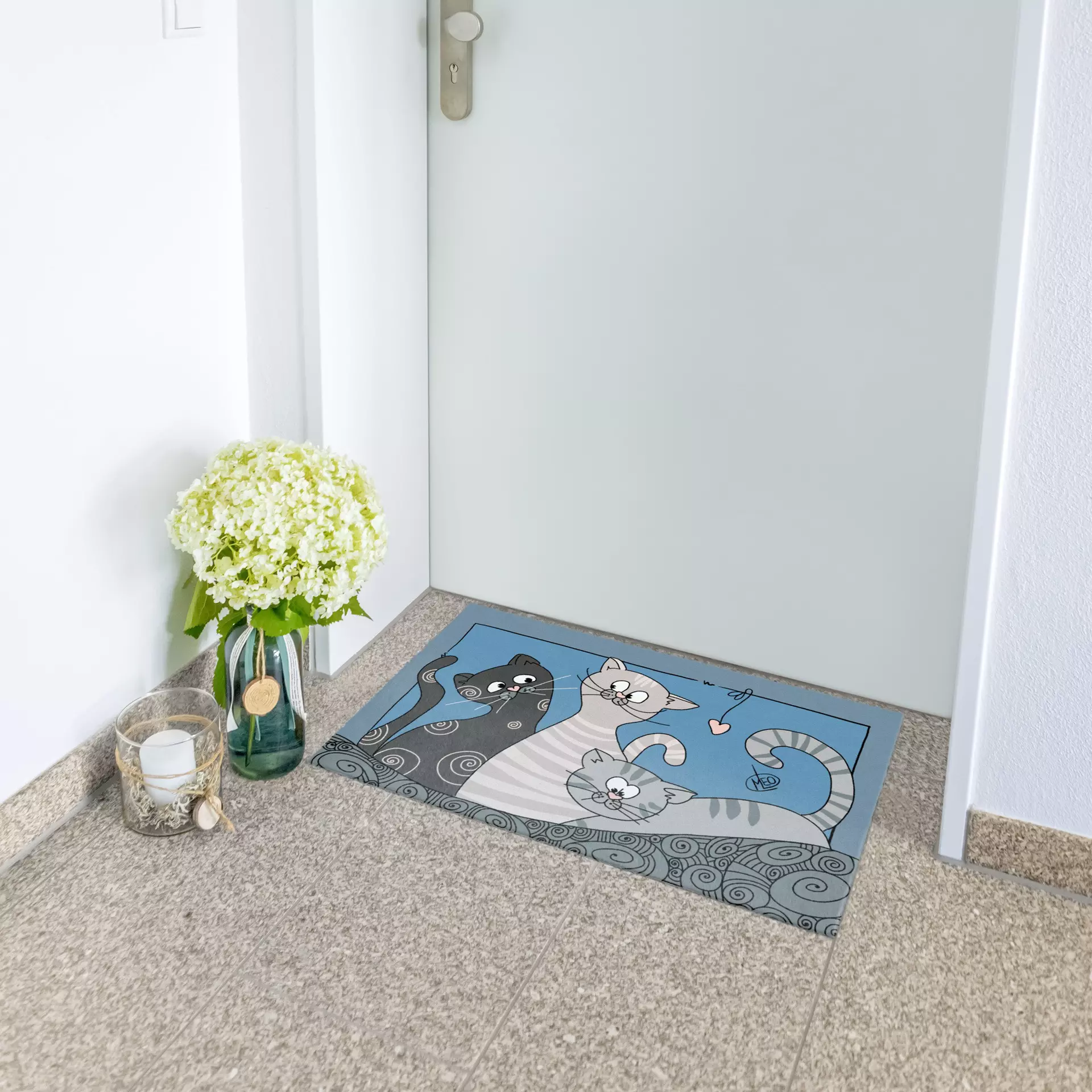 Türmatte Modern Printed La-Ko Textil 50 x 75 cm