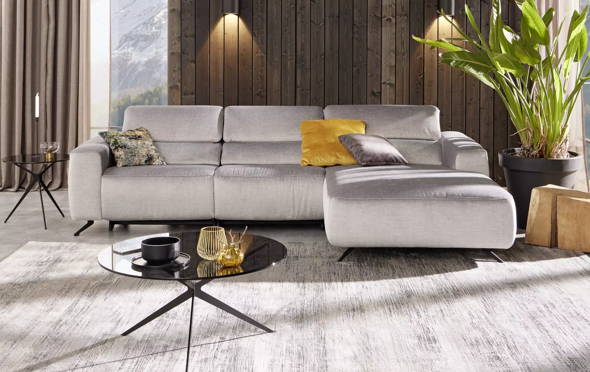 Sofa MR260 Musterring Textil 175 x 82 x 300 cm