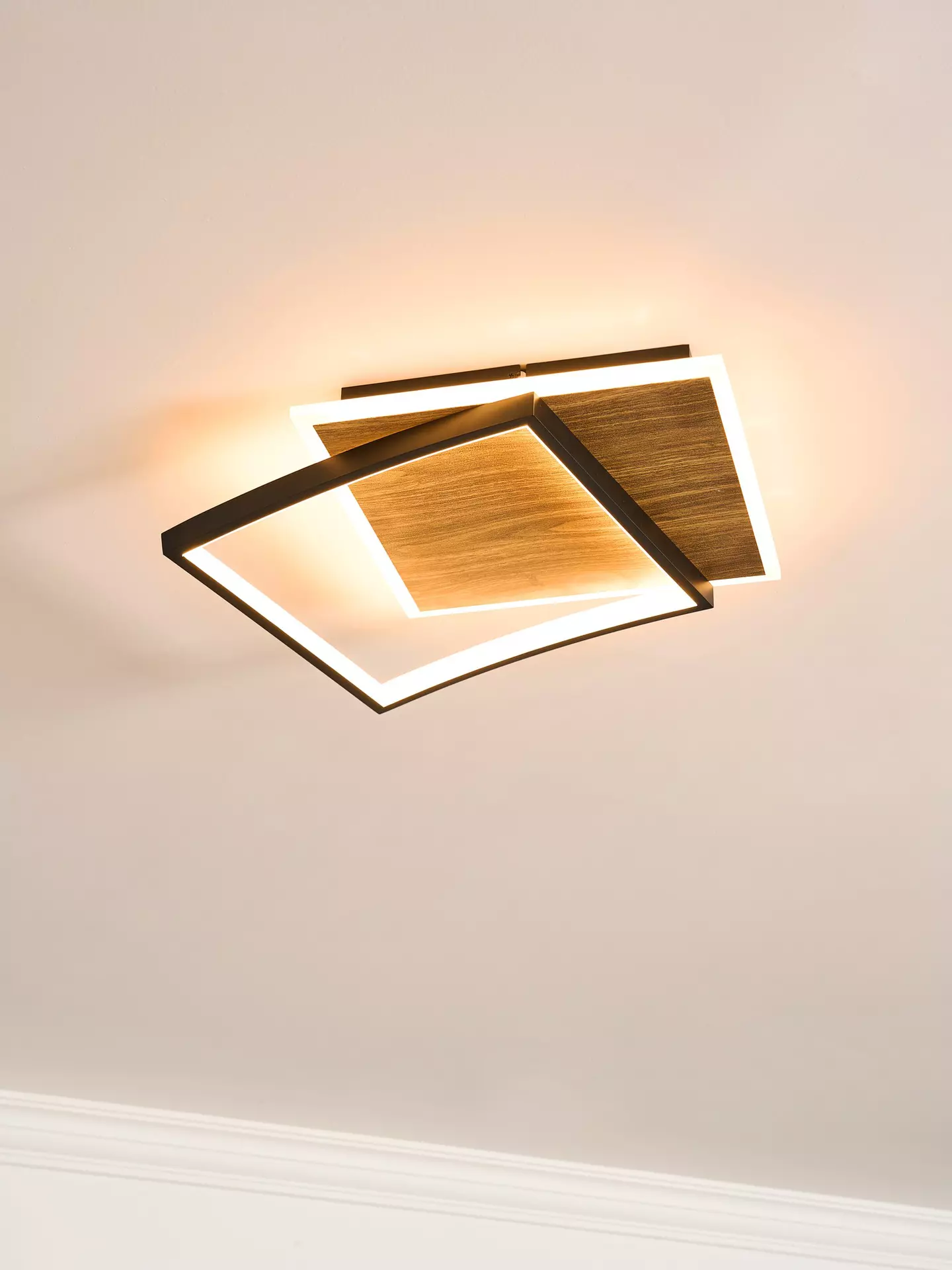 Deckenleuchte Ovest Eco-Light Metall 42 x 9 x 37 cm