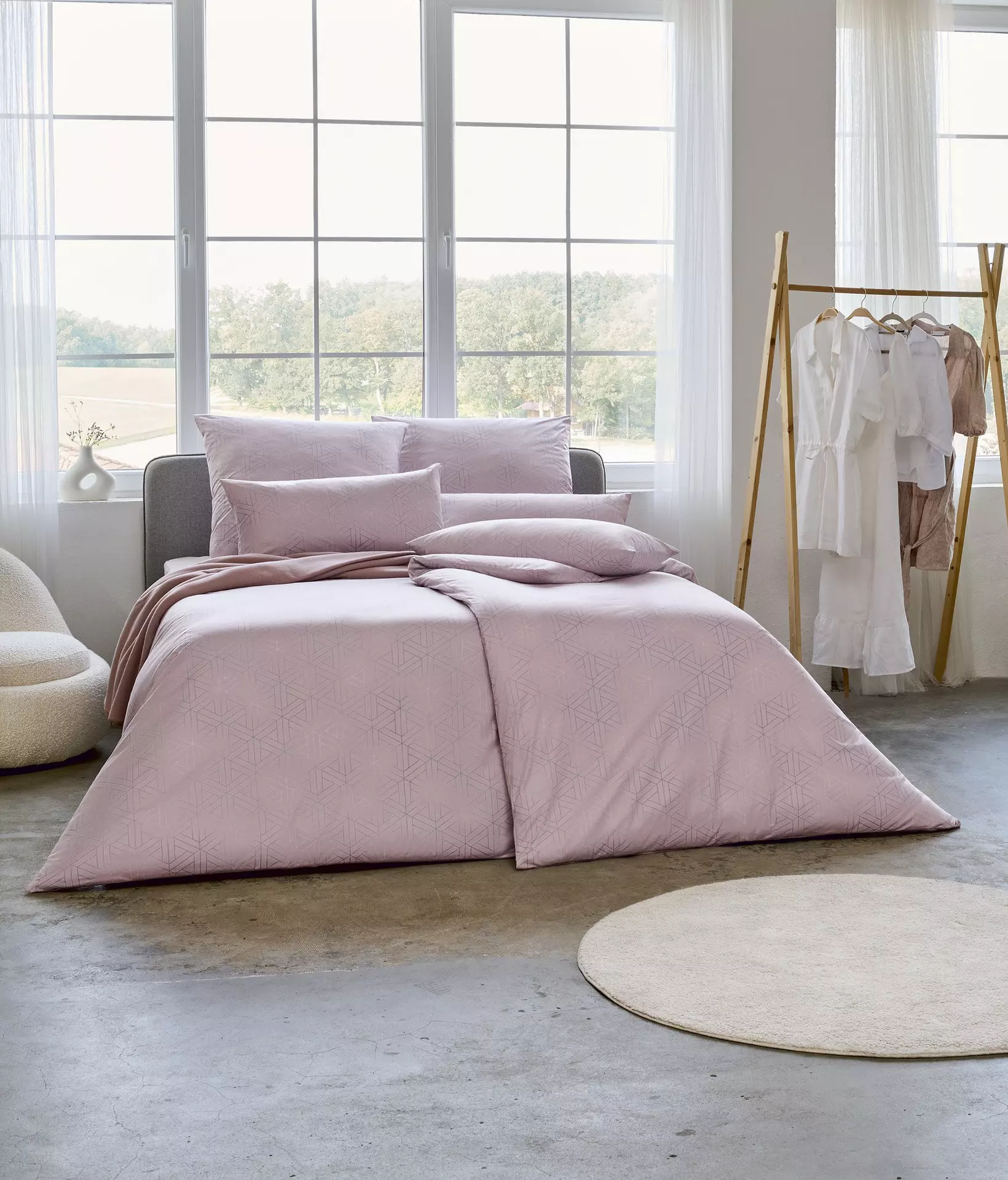 Jersey-Bettwäsche Pippa Atelier Estella Textil 155 x 220 cm