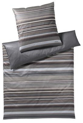 Bild von Satin-Bettwäsche JOOP grau
