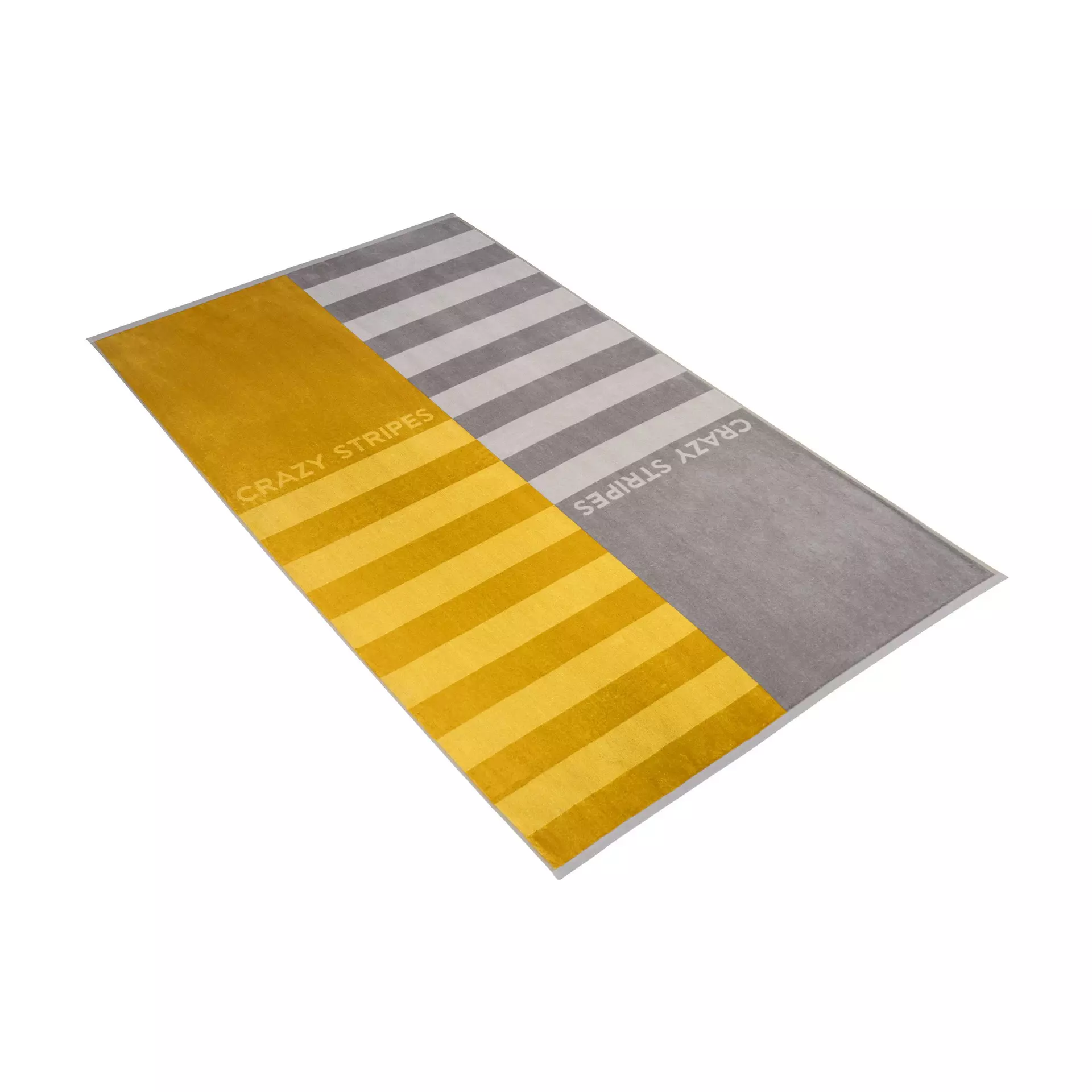 Strandtuch crazy stripes Vossen Textil 100 x 180 cm