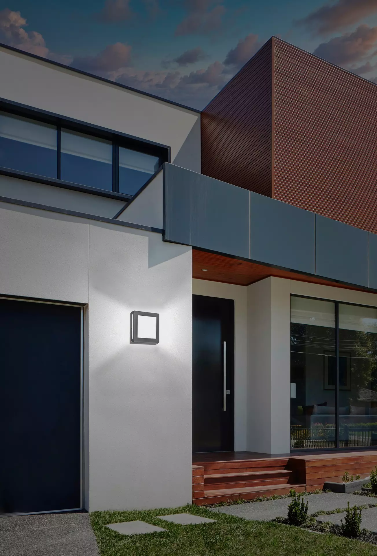 Wand-Aussenleuchte 117/LED CMD Metall 