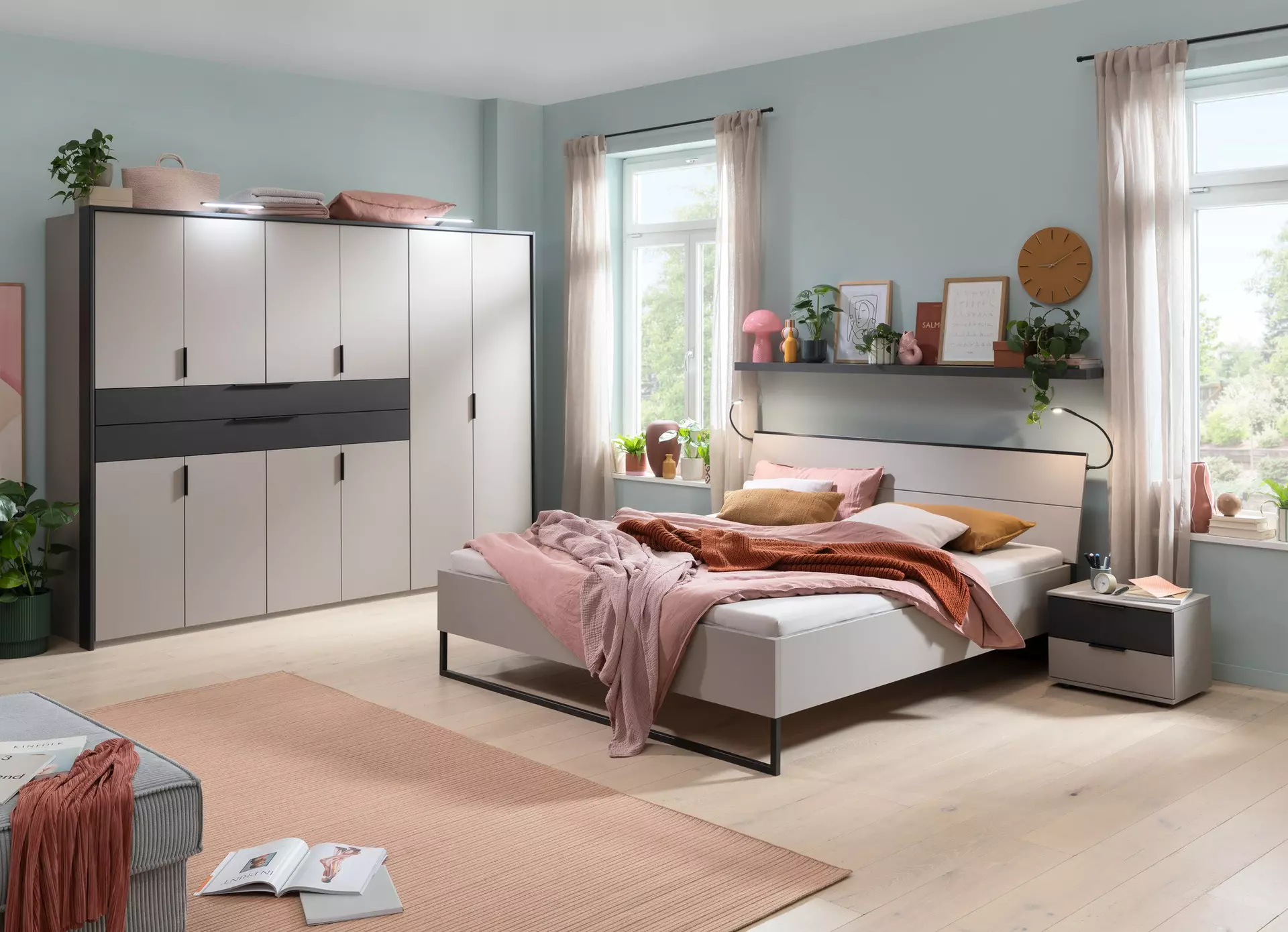 Futonbett WITTEN Wimex Wohnbedarf Holzwerkstoff 188 x 93 x 210 cm