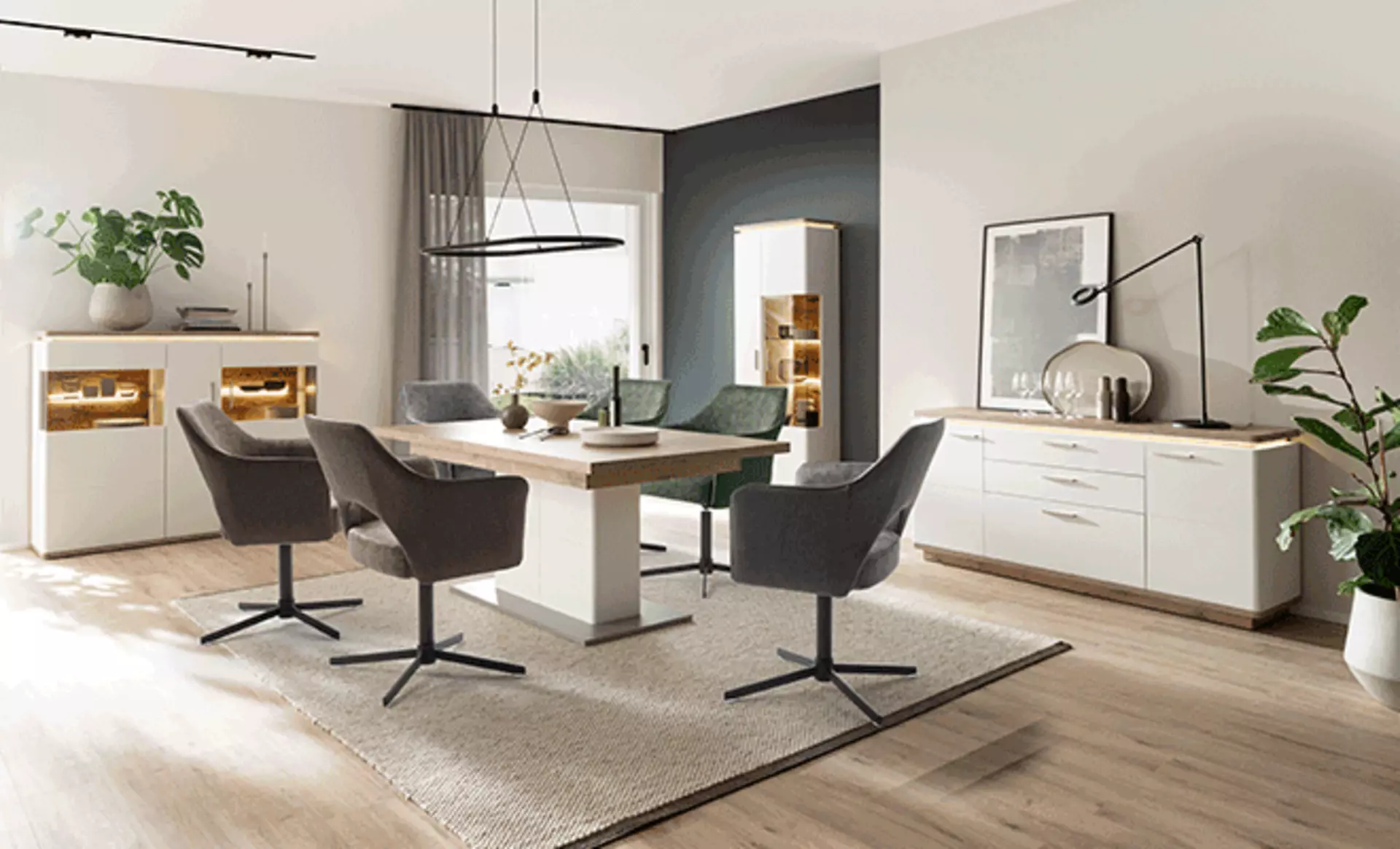 Beleuchtung für das Wohlfühl-Esszimmer von Möbel Inhofer