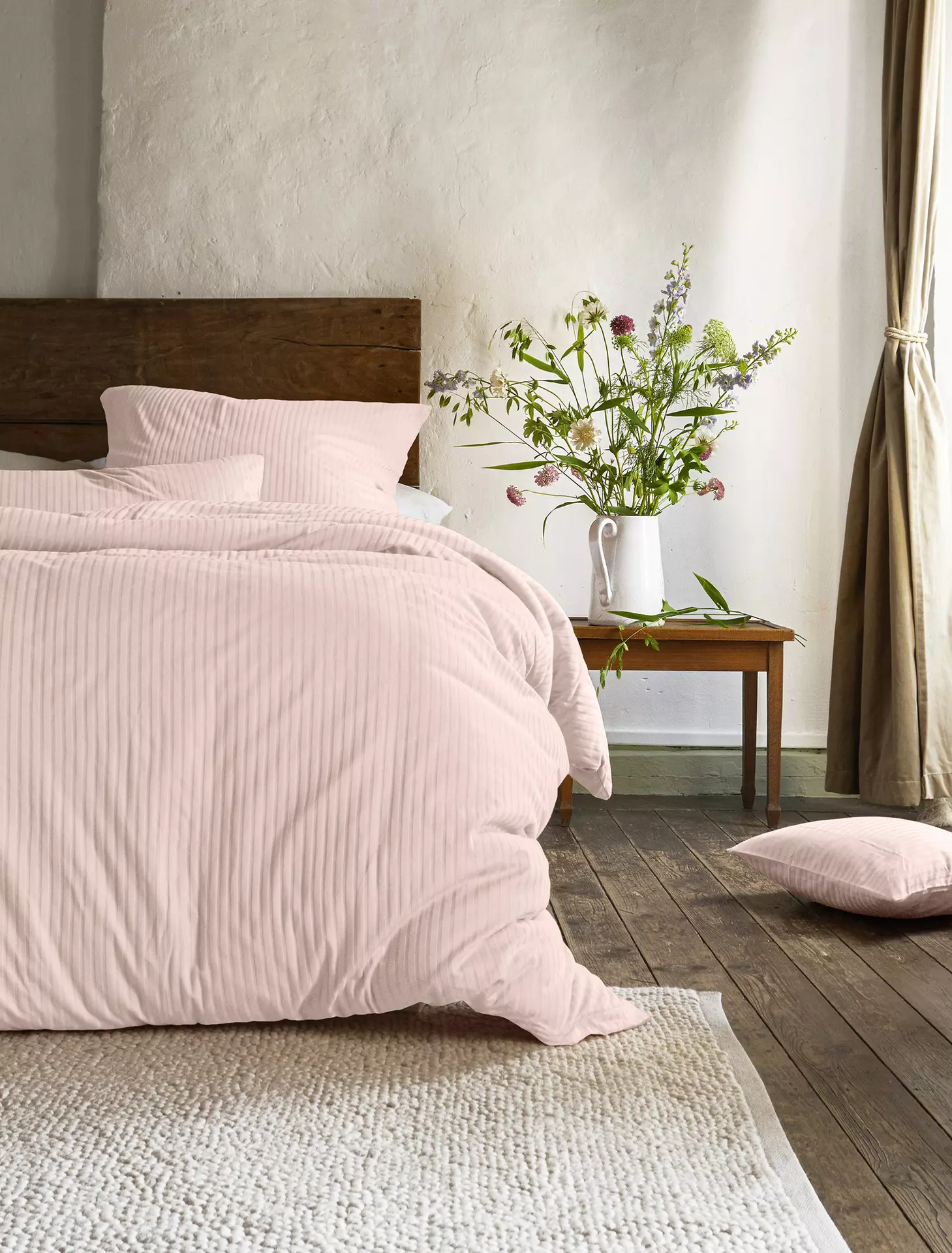 Jersey-Bettwäsche Premium Lumen Irisette Textil 155 x 220 cm
