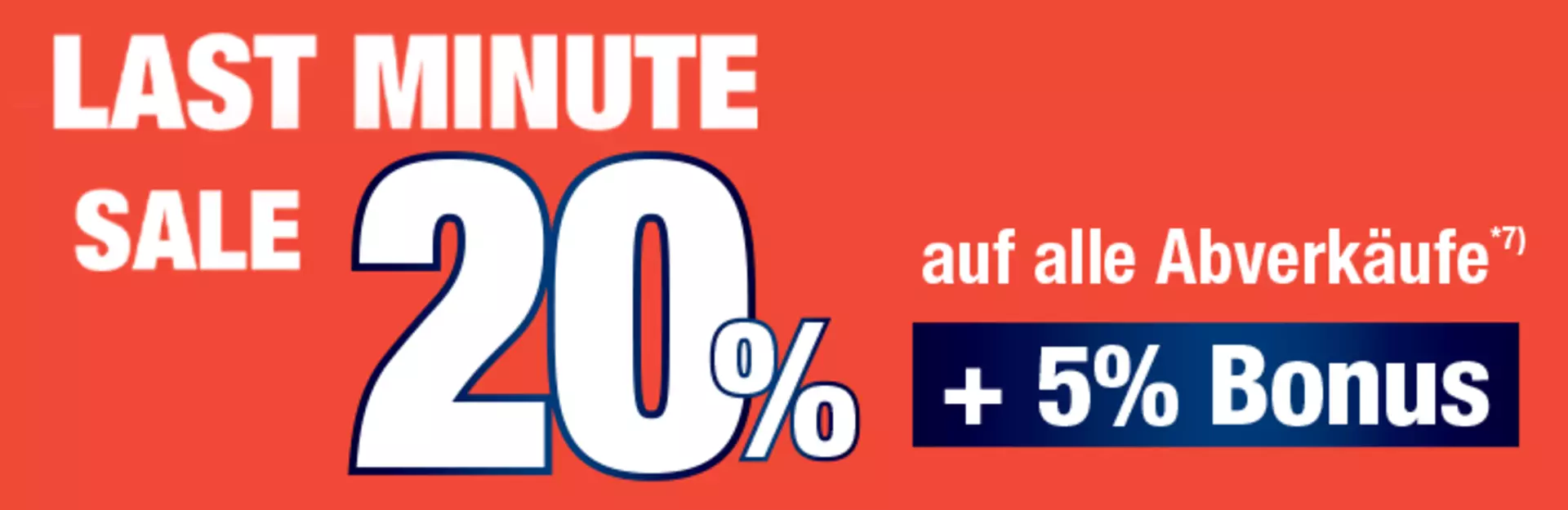 20% zusätzlich auf Möbelschnäppchen und Abverkaufsküchen