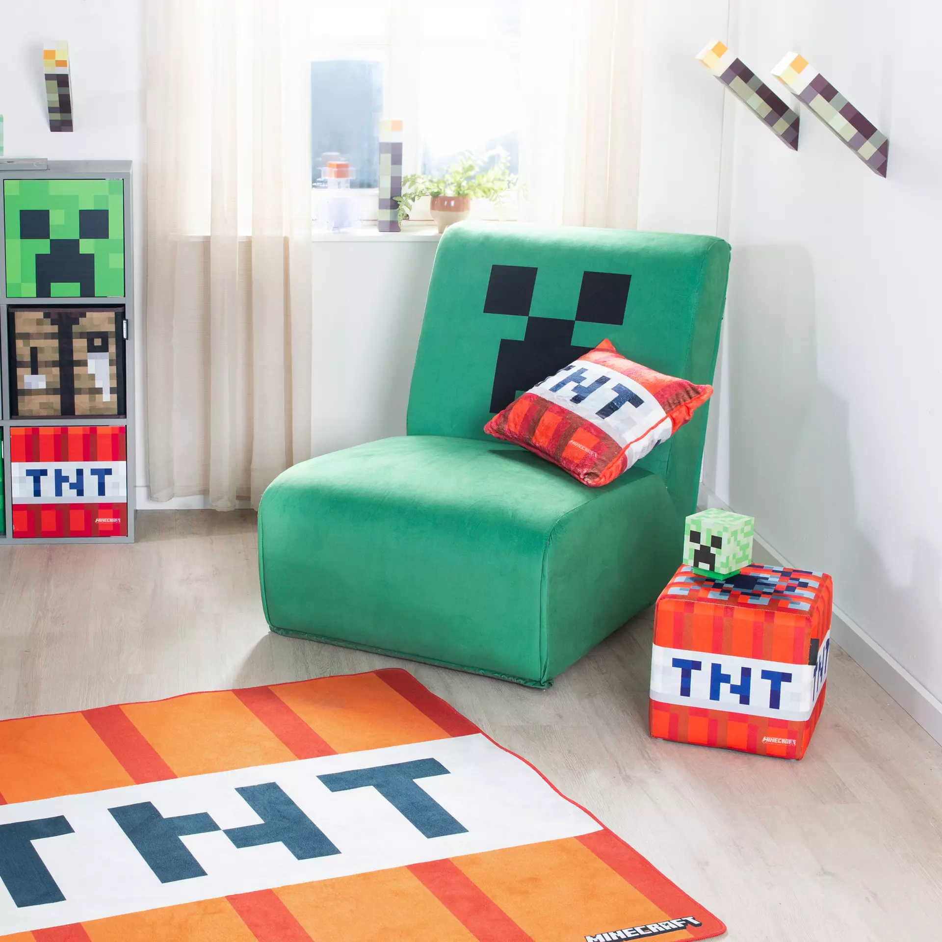 Drehsessel MINECRAFT Minecraft Textil 69 x 75 x 96 cm