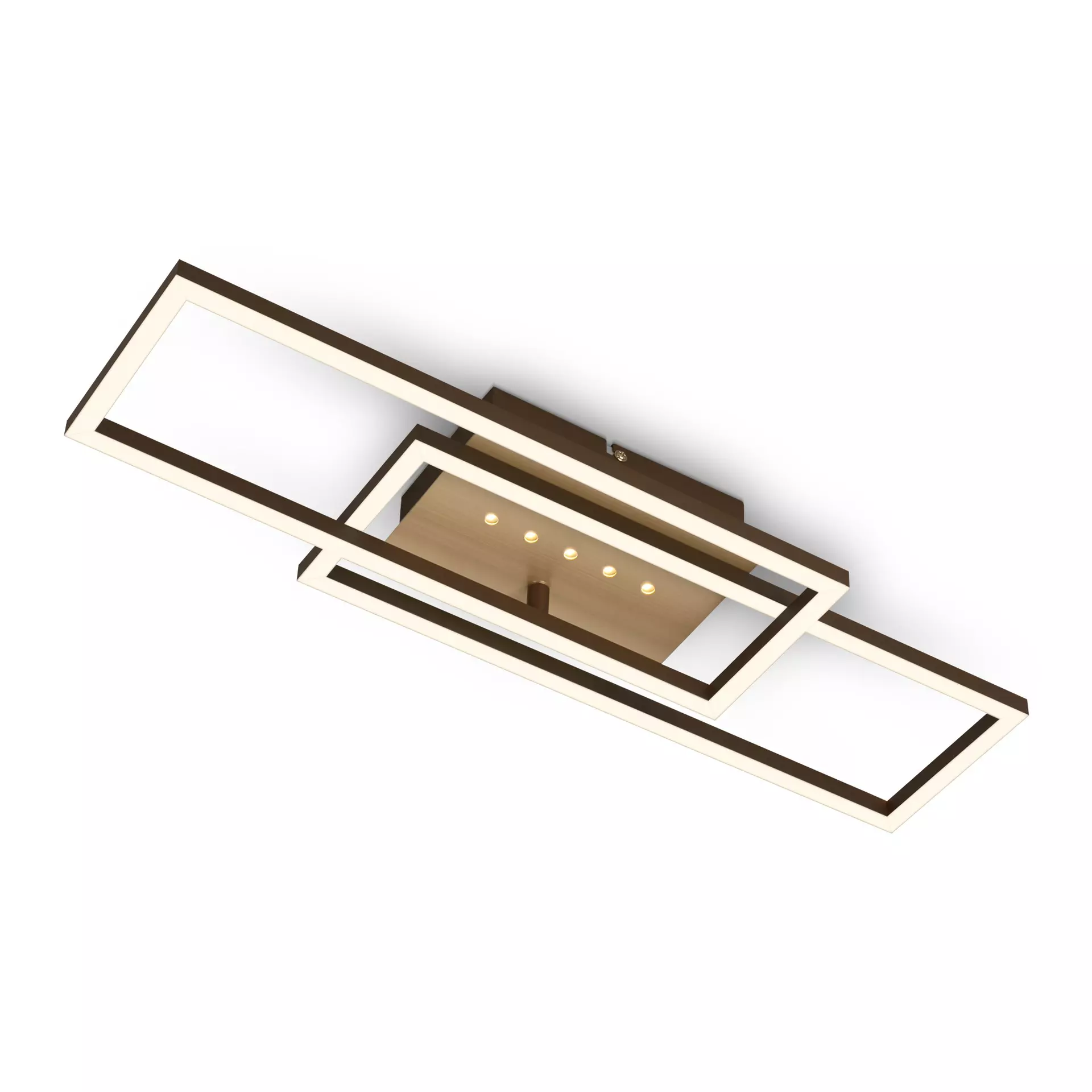 Deckenleuchte FRAME DOT Briloner Metall 56 x 7 x 18 cm