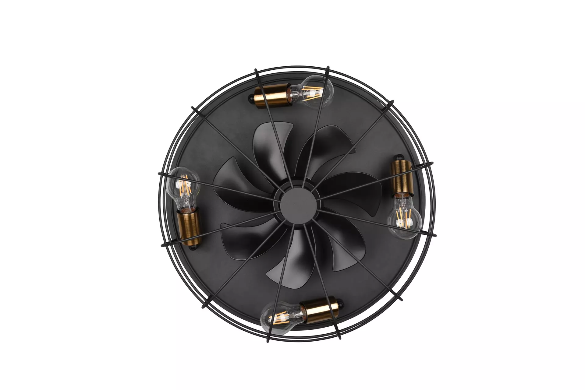 Deckenventilator Trondheim Reality Leuchten Metall 48 x 17 x 48 cm