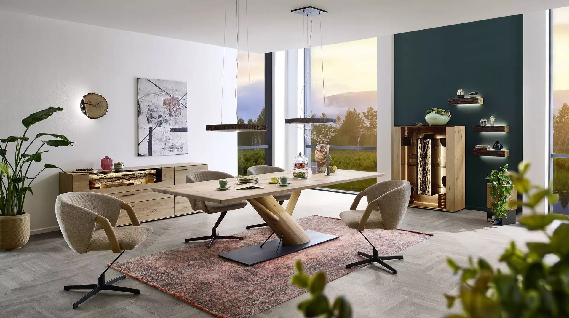 Sideboard RUNA Hartmann - Massivholzmöbel Holz 44 x 77 x 192 cm