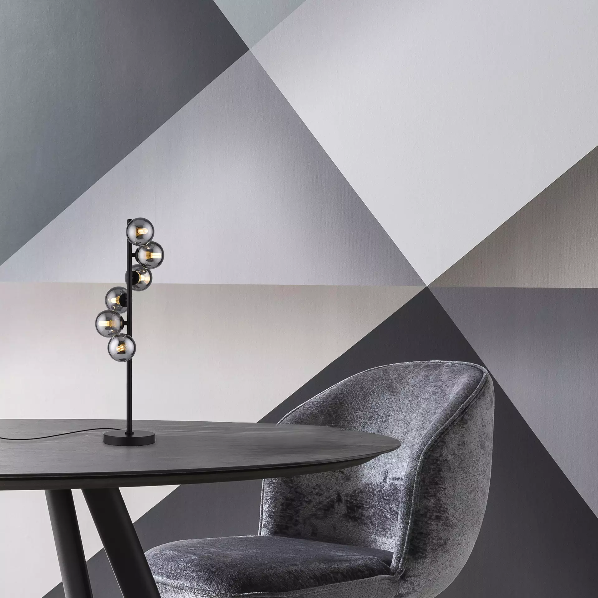 Tischleuchte SW DUBAI SCHÖNER WOHNEN-Kollektion Metall 19 x 64 x 19 cm