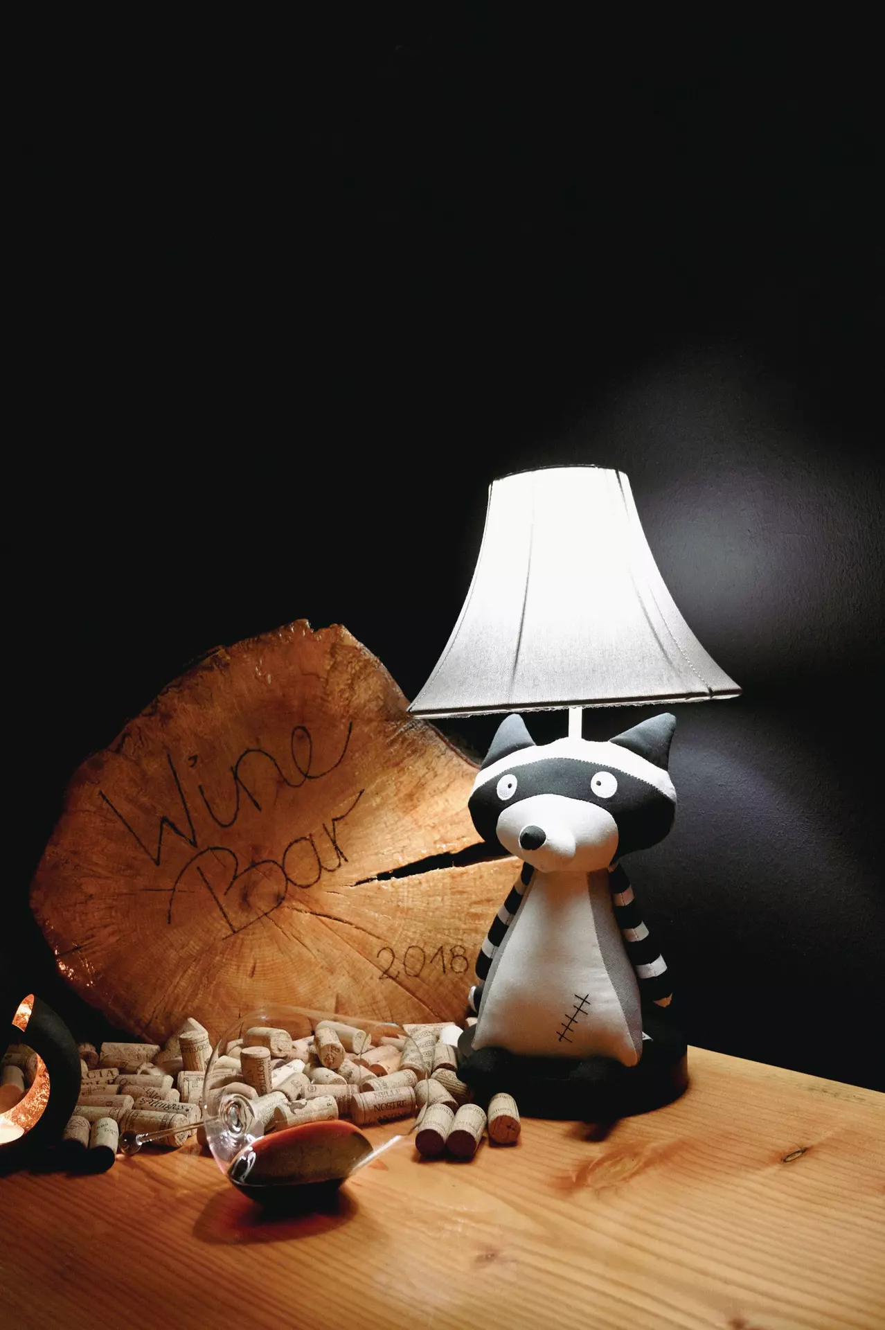 Tischleuchte BEN Happy Lamps Textil 26 x 47 x 26 cm