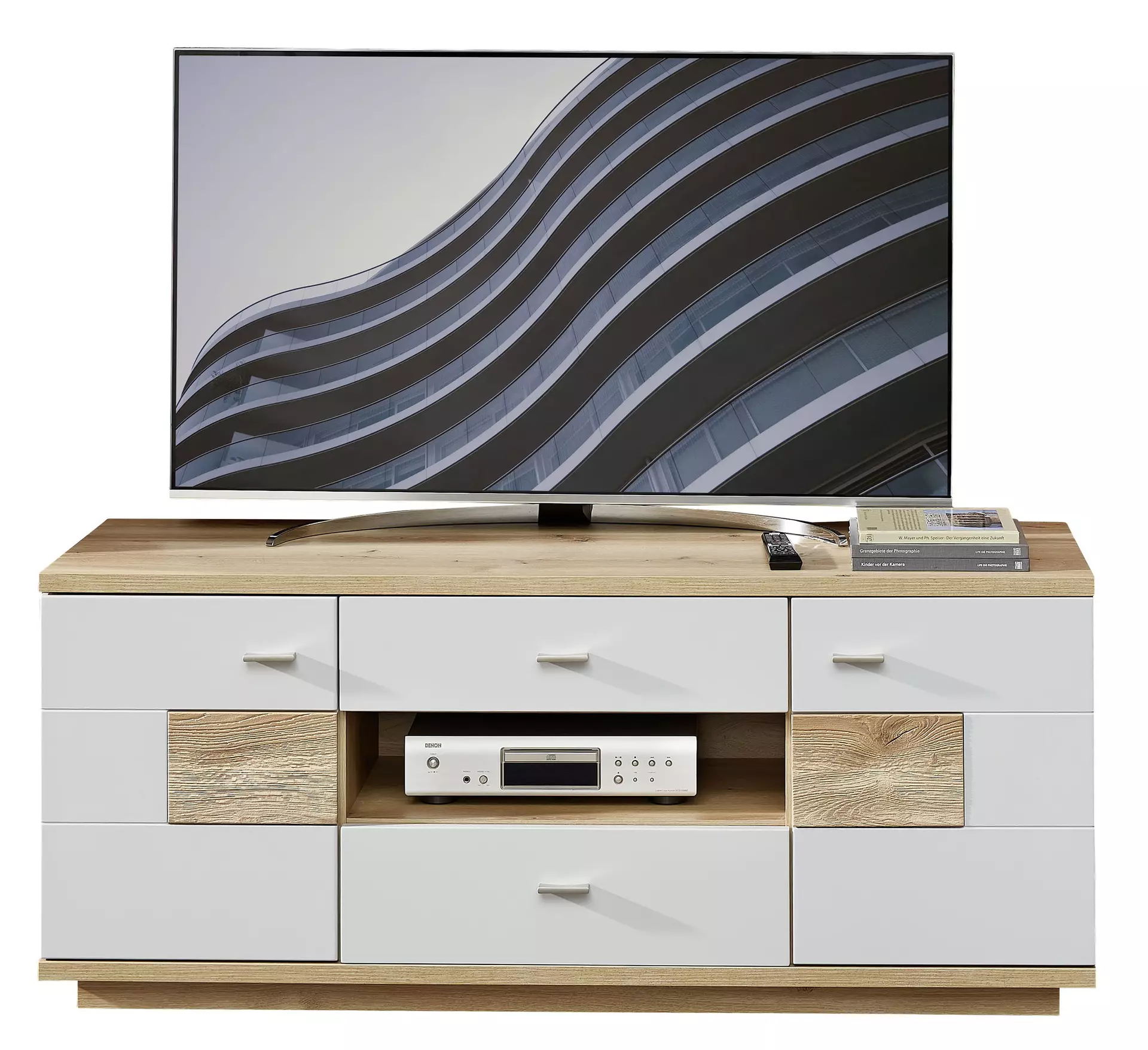 TV-Lowboard VAN COUVER Wohn-Concept Metall 48 x 60 x 155 cm