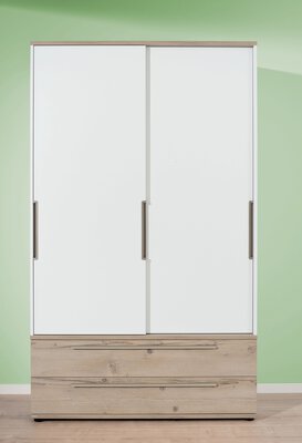 2. Bild von Kleiderschrank CARLO PAIDI Holzwerkstoff weiß ca. 164x206x62 cm