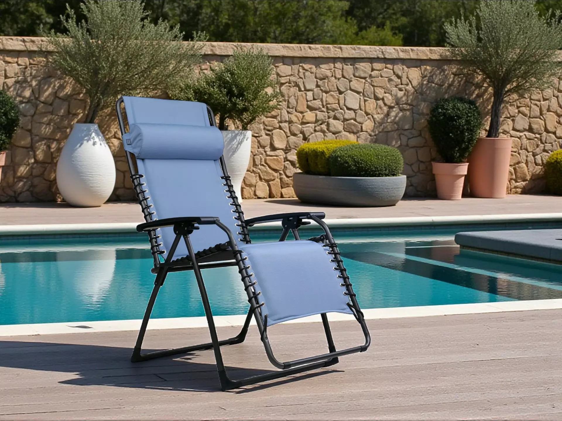 Relaxliege OASI Outdoor Textil 70 x 130 x 80 cm