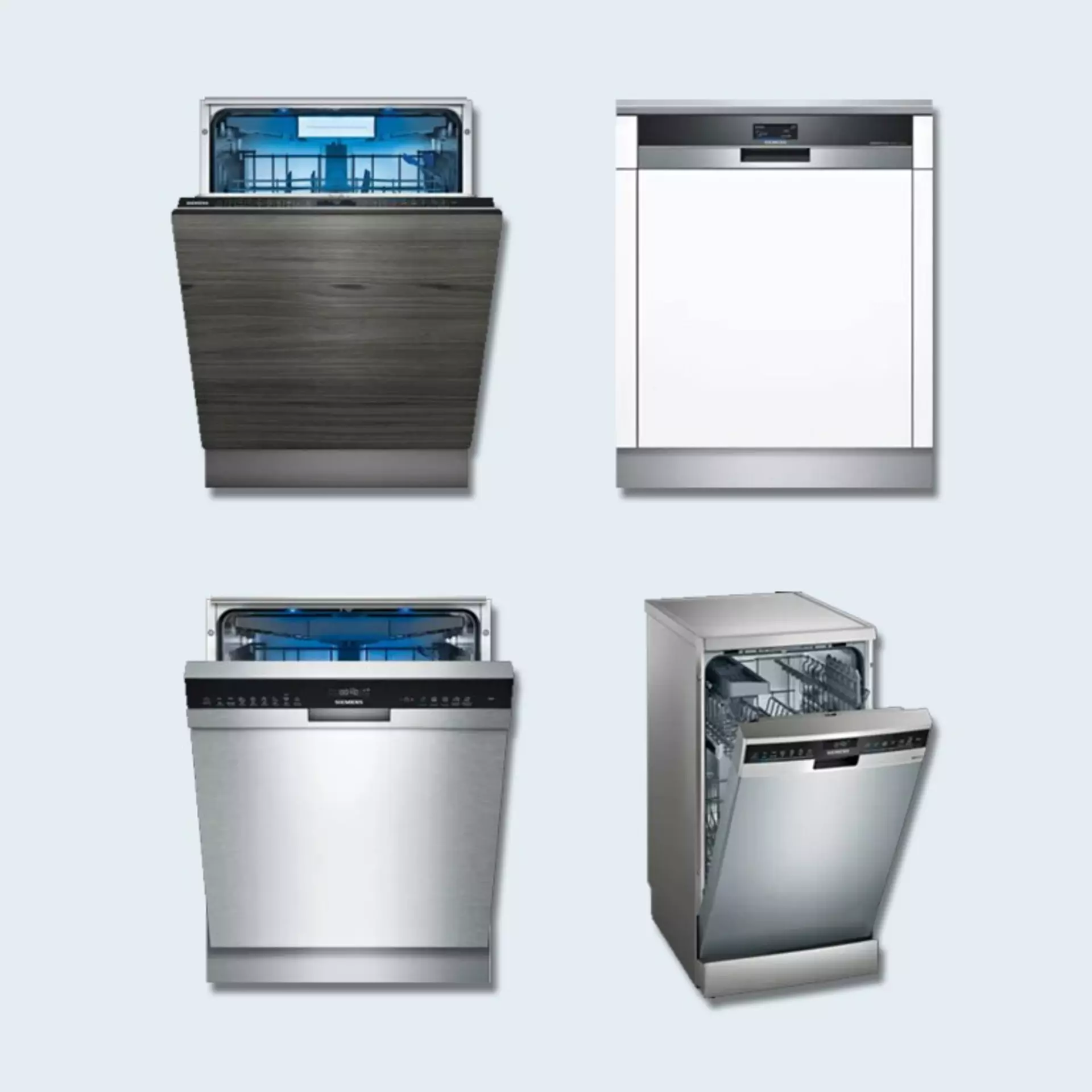 Spülmaschine - verschiedene Bauarten zur Intergration in die Küche von Möbel Inhofer