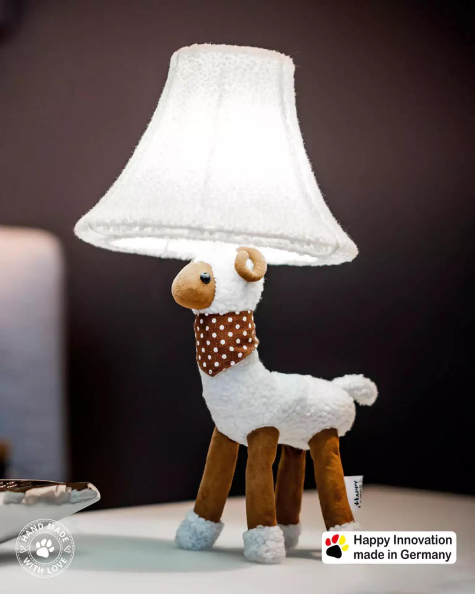 Tischleuchte WOLLE Happy Lamps Textil 29 x 48 x 26 cm