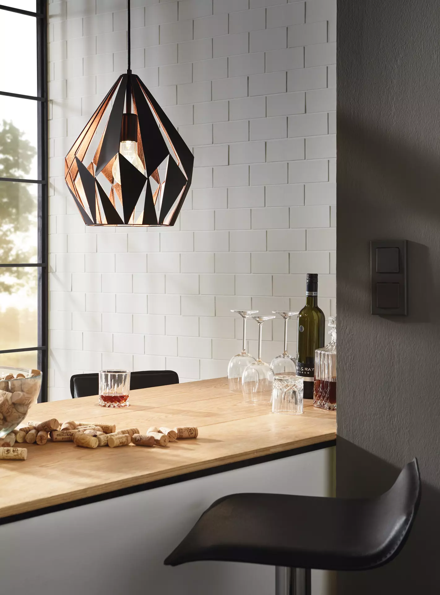 Hängeleuchte CARLTON 1 Eglo Metall 31 x 110 x 31 cm