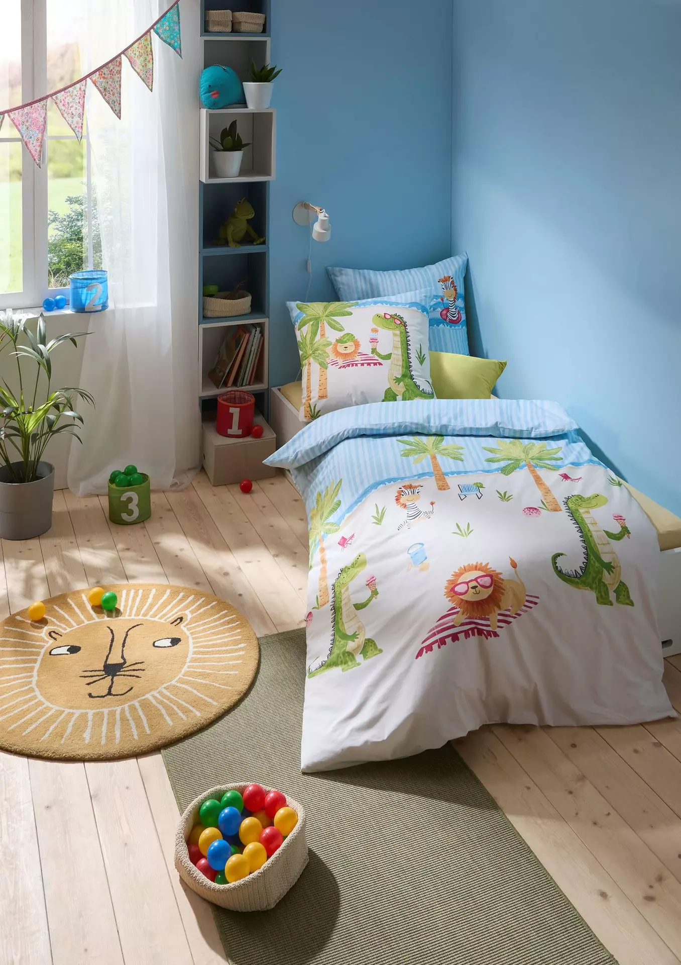 Renforce-Bettwäsche Beach Day Junior Kaeppel Textil 135 x 200 cm