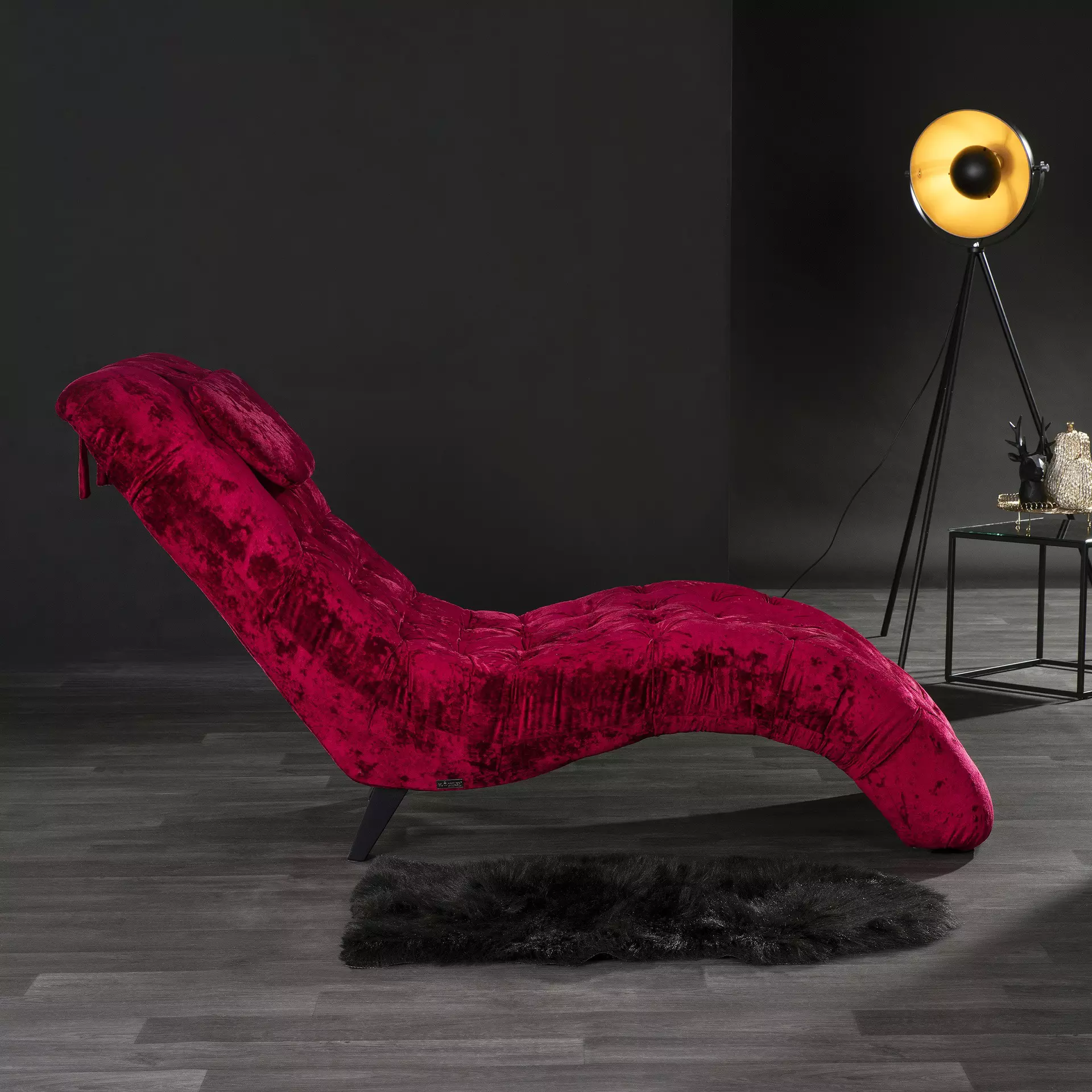 Liege NOELLA Glööckler by Max Winzer Textil 163 x 84 x 65 cm