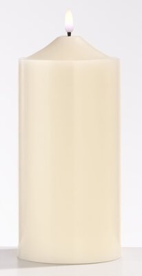 Bild von Kerze Kunststoff beige