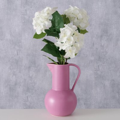 2. Bild von Vase Keramik rosa