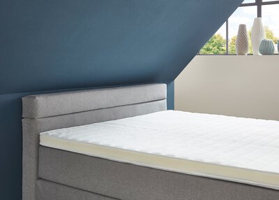 5. Bild von Boxspringbett ca. 211 x 110 x 140 cm Sun Garden grau